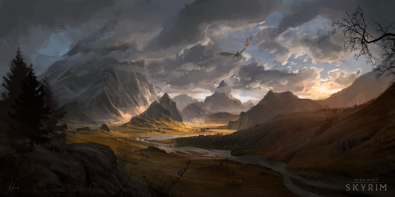 Illustration for article titled Admire A Sunset, Get Eaten By A Dragon